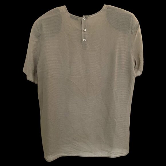 GEORGIO ARMANI taupe blouse - Picture 2 of 4